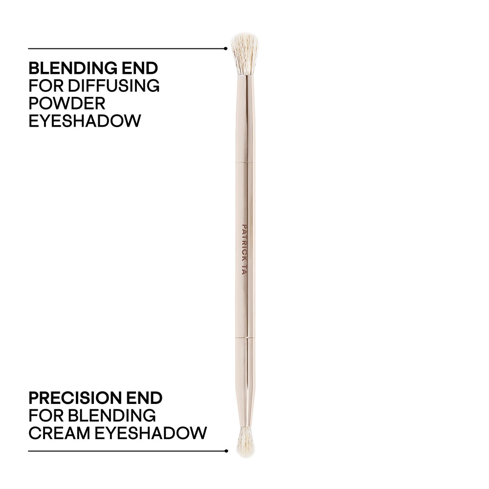 DUAL ENDED EYESHADOW BRUSH (BROCHA DOBLE PUNTA PARA OJOS)